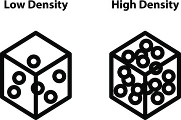 Density  icon ,  vector illustration