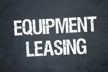Obraz premium Equipment Leasing