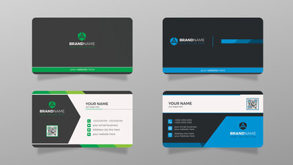 Creative and professional business card design.