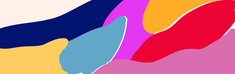 Bright abstract background with colorful shapes. Abstraction. - 514180986