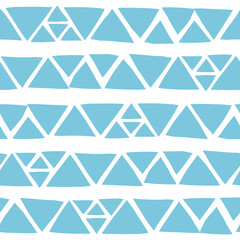 Seamless geometric pattern with triangles