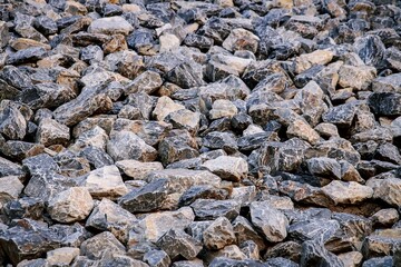 Texture of the stone floor.