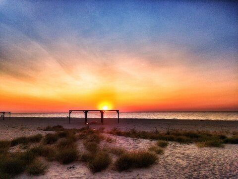 sunset on the beach © Игорь Касьянов