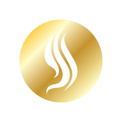 Hair treatment logo removal logo vector image design illustration