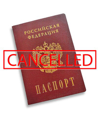 Russian passport, cancel of russia, russian people