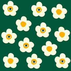 Flowers with eye pattern