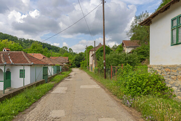Fototapeta na wymiar Lenovac Village Street