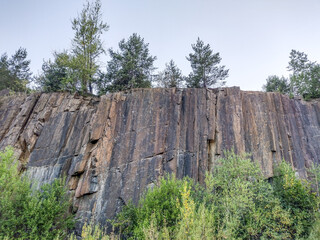 volcanic rocks in Baia Mare, Romania