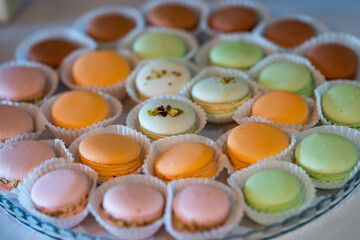 macaroons on the table