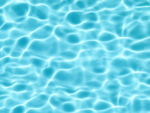 Water reflection background in the swimming pool.