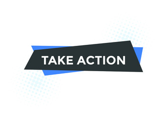 Take Action button. Web template Take Action. social media post
