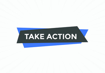 Take Action button. Web template Take Action. social media post
