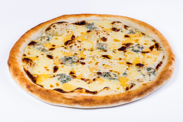 Pizza with four types of cheese