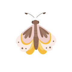 Cartoon butterfly vector illustration. Perfect for kids print, textile, nursery wallpaper