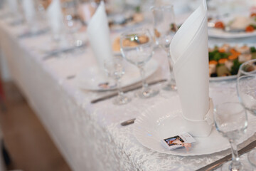 wedding reception table
