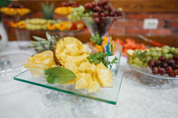 salad in a restaurant