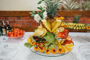 table setting for christmas