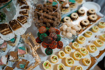 cake with nuts and berries