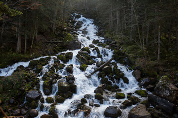 Cascada de un río. 