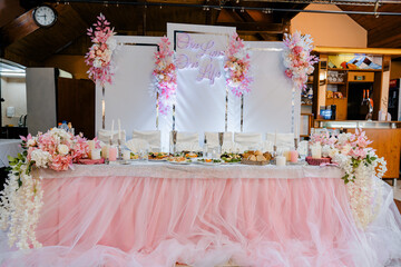 wedding table setting