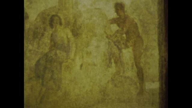 Italy 1964, Art frescoes Rome