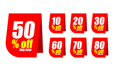 Black friday product promotion and offer discount boards

