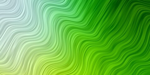 Obraz premium Light Green, Yellow vector template with wry lines.