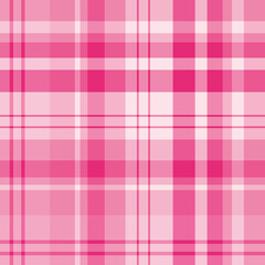 Seamless pattern in lovely pink colors for plaid, fabric, textile, clothes, tablecloth and other things. Vector image.