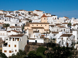 View of the village of Bedar, Almeria, Andalusia, Spain