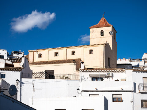 View of the village of Bedar, Almeria, Andalusia, Spain