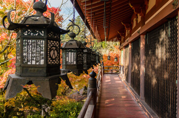 Fototapeta na wymiar 奈良談山神社の紅葉