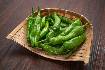 夏野菜の獅子唐