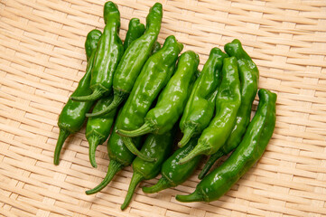 夏野菜の獅子唐