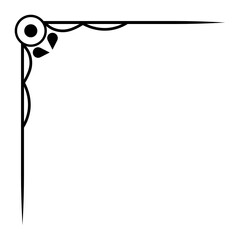 abstract art corner edge