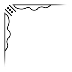 Fototapeta premium abstract art corner edge