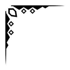 abstract art corner edge