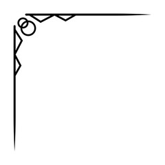 abstract art corner edge