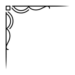 abstract art corner edge