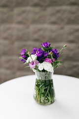 bouquet of flowers in a vase
