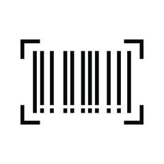 Barcode icon. barcode scan sign. vector illustration