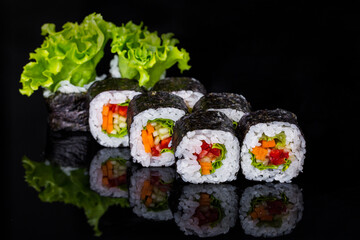 Sushi with vegetables