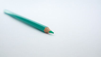 pencils isolated on white background close up