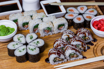 Various types of rolls