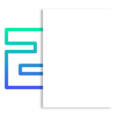 Fototapeta premium gradient number text box