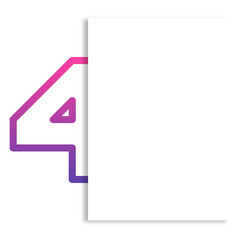 gradient number text box