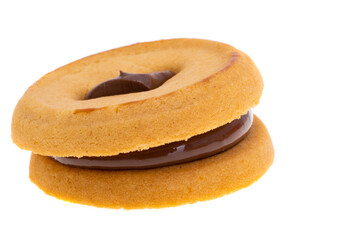 sandwich cookie isolated
