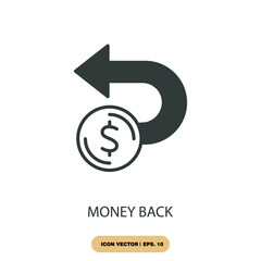 money back icons  symbol vector elements for infographic web
