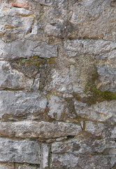 Aged stone cracked wall basis texture