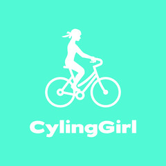 Cycling Girl Logo 