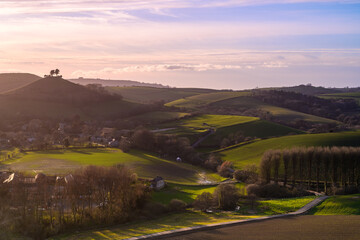 Naklejka premium Colmer's Hill, Symondsbury, Dorset